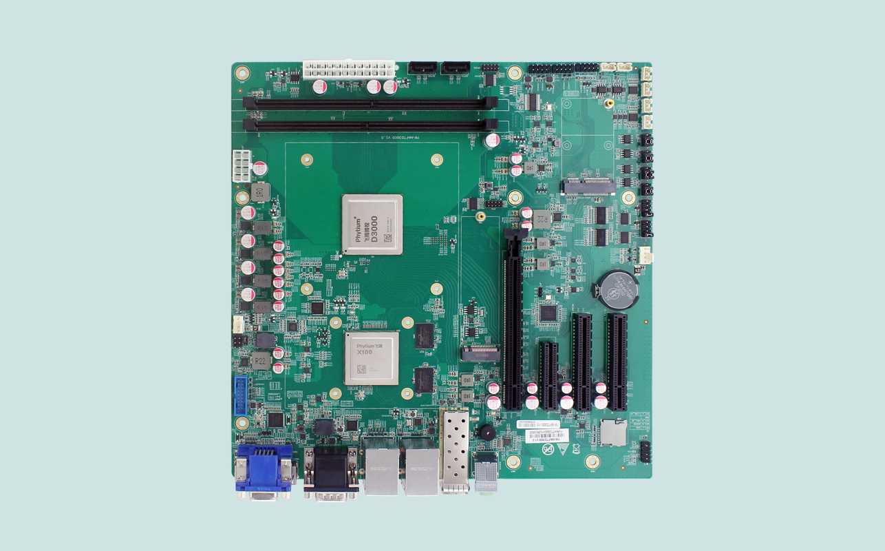 新品发布|搭载飞腾D3000+X100的Micro-ATX工业主板